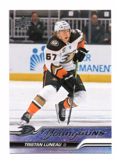 2023-24 Upper Deck #480 Tristan Luneau YG RC (60-B5-DUCKS)