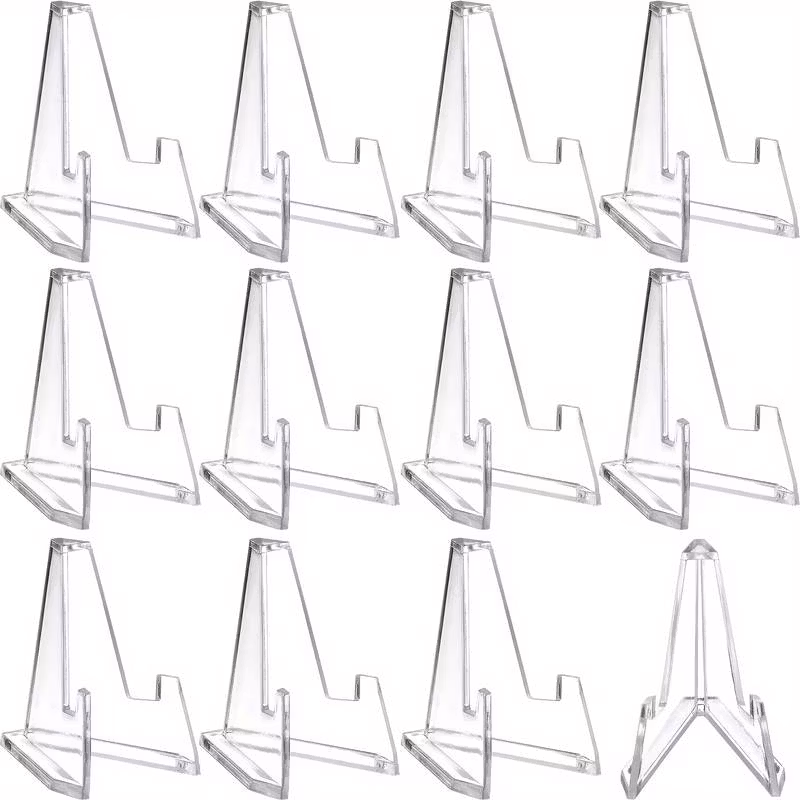10-PACK TRANSPARENTA KORTSTÄLL