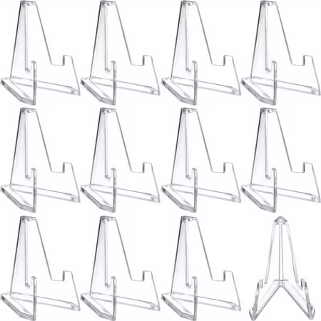 10-PACK TRANSPARENTA KORTSTÄLL