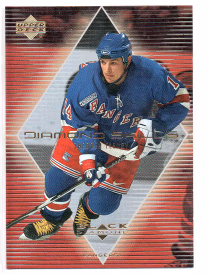 1999-00 Black Diamond Diamond Skills #DS9 Theo Fleury (15-B12-RANGERS)