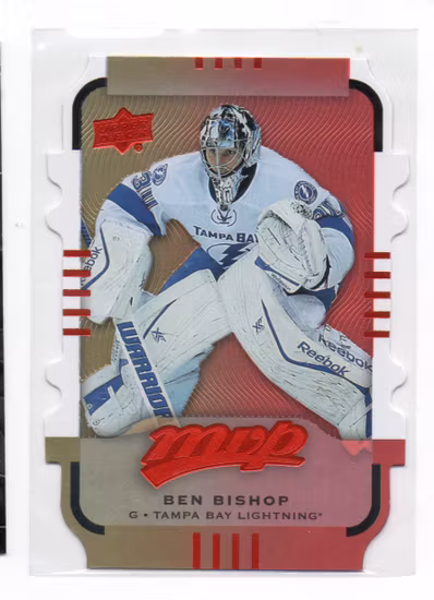 2014-15 Upper Deck MVP Colors and Contours #85 Ben Bishop T2 (25-B7-LIGHTNING)
