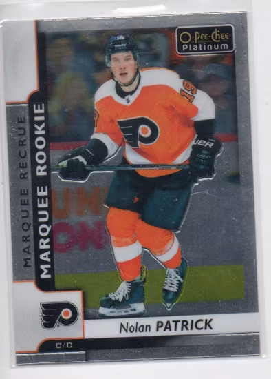 2017-18 O-Pee-Chee Platinum #200 Nolan Patrick RC (20-B12-FLYERS)