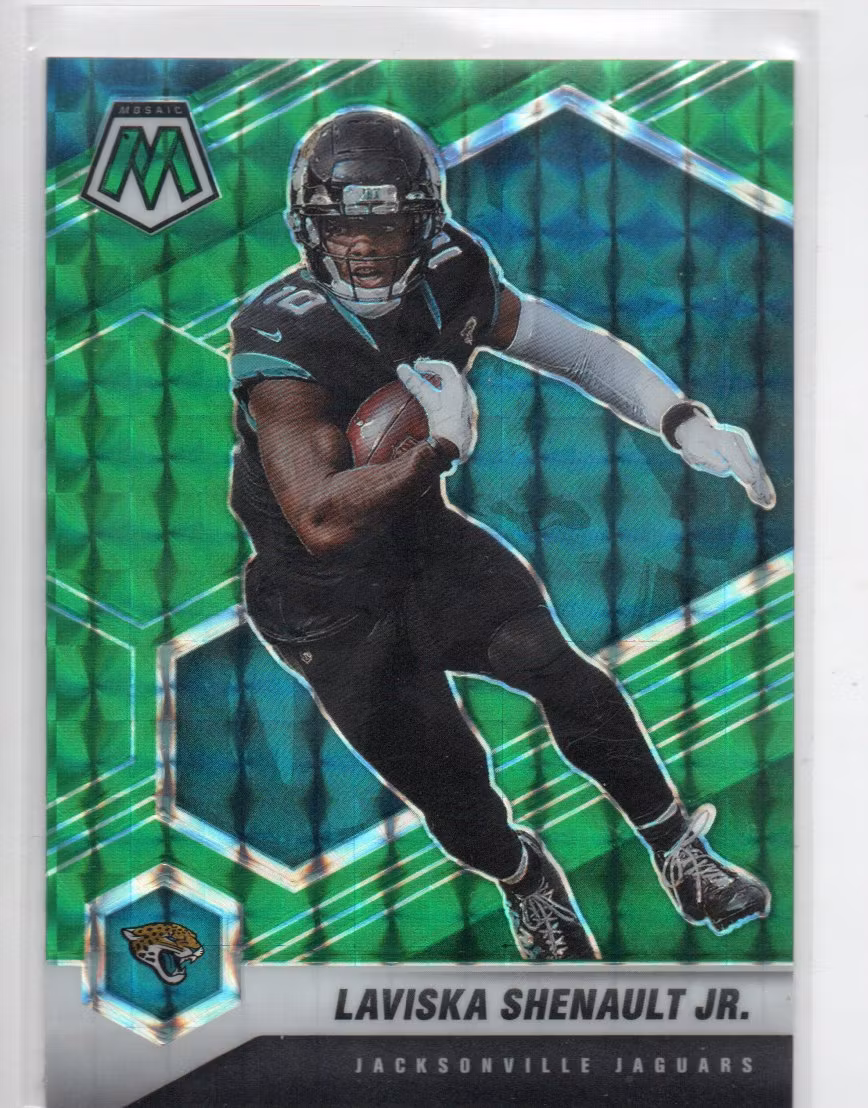 2021 Panini Mosaic Mosaic Green #101 Laviska Shenault Jr. (20-C5-NFLJAGUARS)