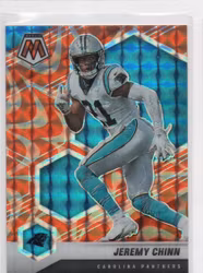 2021 Panini Mosaic Mosaic Reactive Orange #38 Jeremy Chinn (15-B7-NFLPANTHERS)