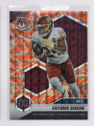 2021 Panini Mosaic Mosaic Reactive Orange #214 Antonio Gibson NFC (20-C5-NFLREDKINS)