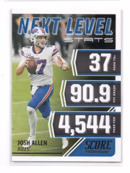 2021 Score Next Level Stats #15 Josh Allen (15-C5-NFLBILLS)