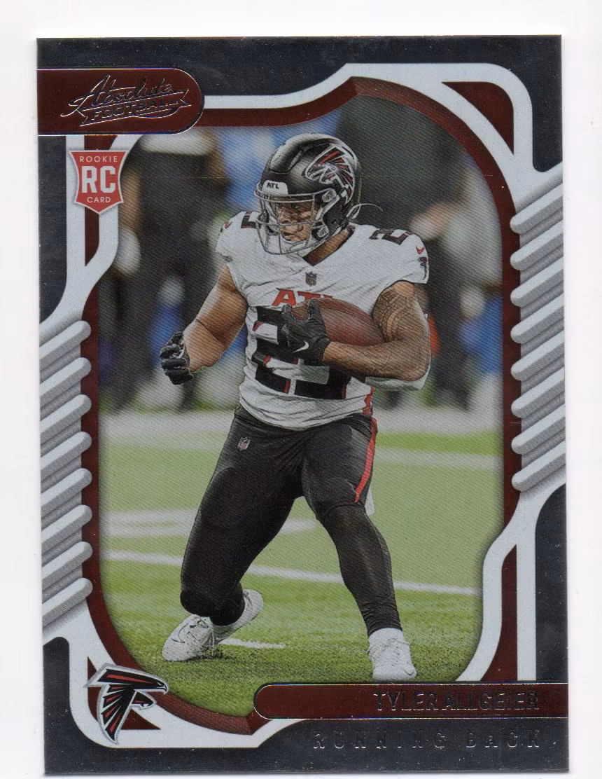 2022 Absolute #198 Tyler Allgeier RC (10-B7-NFLFALCONS)