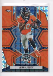 2022 Panini Mosaic Mosaic Reactive Orange #60 Jerry Jeudy (15-C5-NFLBRONCOS)