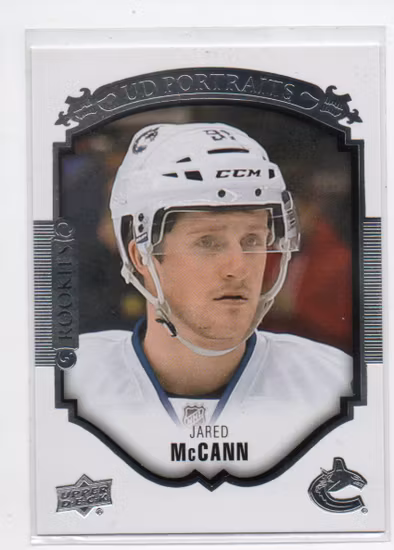 2015-16 Upper Deck UD Portraits #P102 Jared McCann (12-C8-CANUCKS)