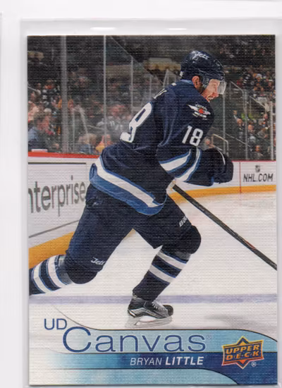 2016-17 Upper Deck Canvas #C88 Bryan Little (10-C8-NHLJETS)