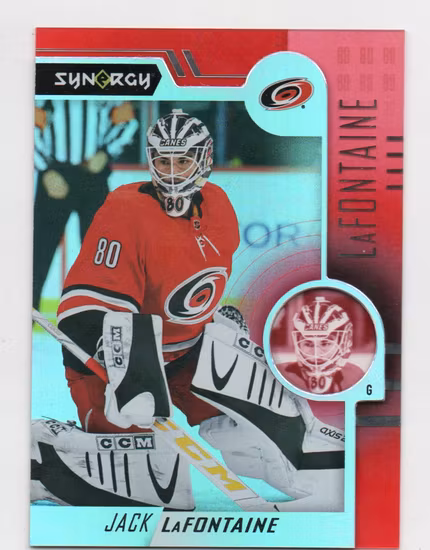 2017-18 Synergy Red Bounty #43 Pat LaFontaine (12-C10-HURRICANES)