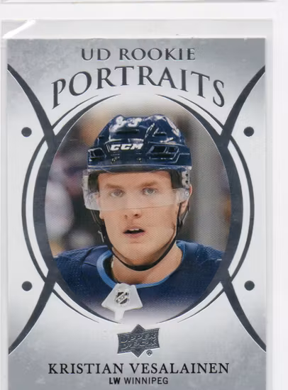 2018-19 Upper Deck UD Portraits #P70 Kristian Vesalainen (10-C3-NHLJETS)