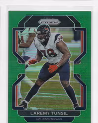 2021 Panini Prizm Prizms Green #34 Laremy Tunsil (20-C4-NFLTEXANS)