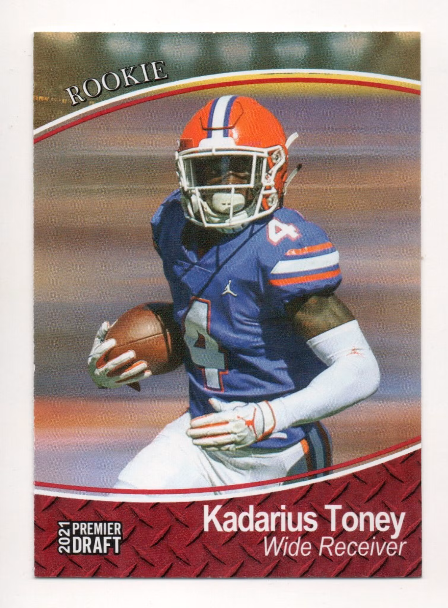 2021 SAGE HIT Red #102 Kadarius Toney (10-C7-NFLCHIEFS)