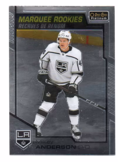 2020-21 O-Pee-Chee Platinum #179 Mikey Anderson RC (12-C15-NHLKINGS)