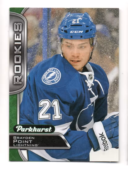 2016-17 Parkhurst #372 Brayden Point RC (40-C12-LIGHTNING)