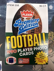 1990 Fleer Football (Hobby Box)