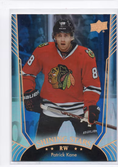 2016-17 Upper Deck Shining Stars Royal Blue #SS17 Patrick Kane (40-C12-BLACKHAWKS)