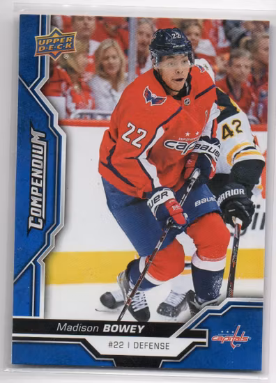 2018-19 Upper Deck Compendium Blue #787 Madison Bowey (5-C12-CAPITALS)