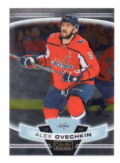 2019-20 O-Pee-Chee Platinum #25 Alexander Ovechkin (10-C8-CAPITALS)