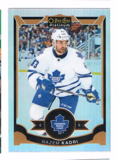 2015-16 O-Pee-Chee Platinum Rainbow #21 Nazem Kadri (10-D2-MAPLELEAFS)