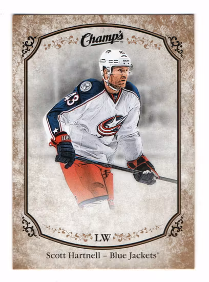 2015-16 Upper Deck Champ's Gold Variant Back #126 Scott Hartnell (15-D2-BLUEJACKETS)