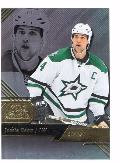 2016-17 Fleer Showcase Flair #8 Jamie Benn R1 (15-D2-NHLSTARS)