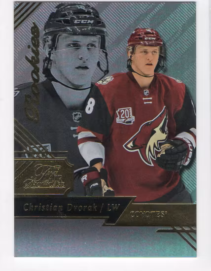 2016-17 Fleer Showcase Flair #26 Christian Dvorak R0 (20-D2-COYOTES)