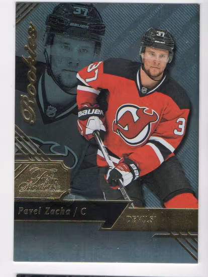 2016-17 Fleer Showcase Flair #33 Pavel Zacha R0 (25-D2-DEVILS)
