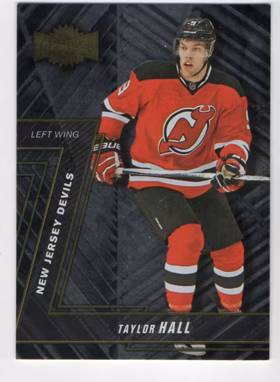 2016-17 Fleer Showcase Metal Universe #MU7 Taylor Hall (12-D2-DEVILS)