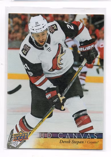2017-18 Upper Deck Canvas #C125 Derek Stepan (10-D4-COYOTES)