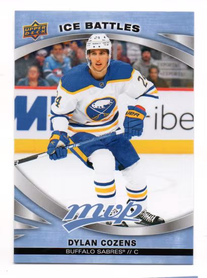 2023-24 Upper Deck MVP Ice Battles #68 Dylan Cozens (10-C7-SABRES)
