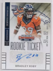 2014 Panini Contenders #106 Bradley Roby AU (30-D3-NFLBRONCOS)