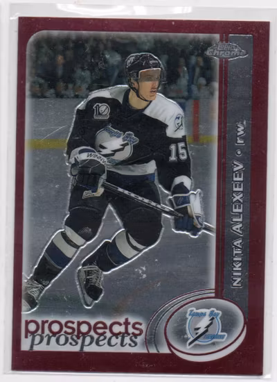 2002-03 Topps Chrome #148 Nikita Alexeev (10-D5-LIGHTNING)