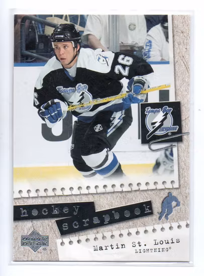 2005-06 Upper Deck Scrapbooks #HS26 Martin St. Louis (10-D5-LIGHTNING)