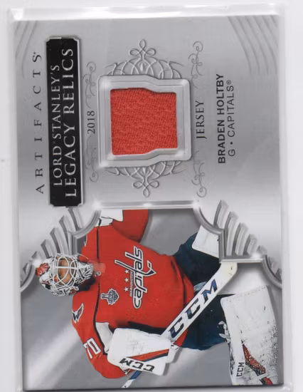 2020-21 Artifacts Lord Stanley's Legacy Relics #LSLRBH Braden Holtby (40-D5-CAPITALS)