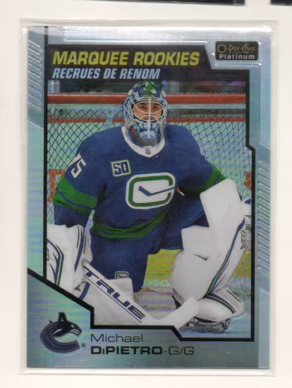 2020-21 O-Pee-Chee Platinum Rainbow #172 Michael DiPietro (20-D5-CANUCKS)