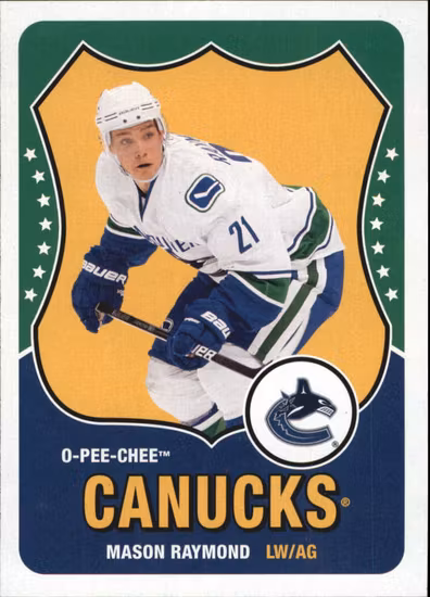 2010-11 O-Pee-Chee Retro #54 Mason Raymond (10-Q5-CANUCKS)
