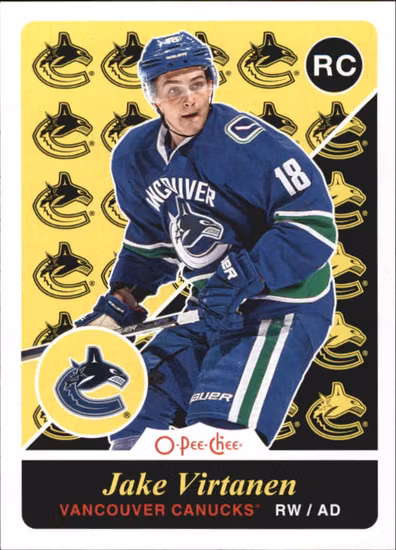 2015-16 O-Pee-Chee Update Retro #U16 Jake Virtanen (15-Q5-CANUCKS)