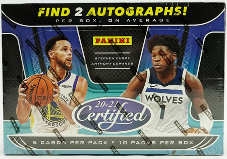 2020-21 Panini Certified Basketball (Hobby Box)