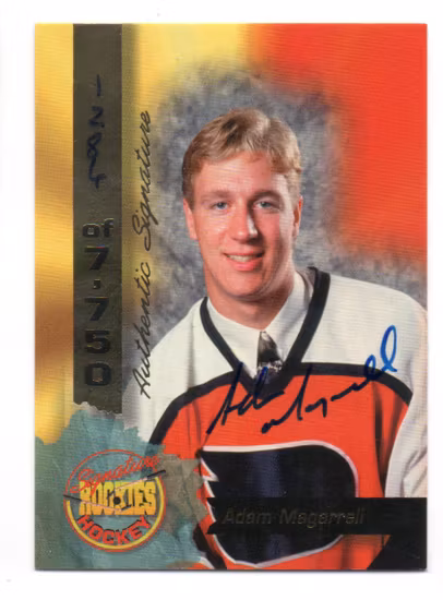 1995 Signature Rookies Signatures #53 Adam Magarrell (20-Q11-FLYERS)