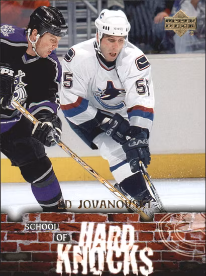 2005-06 Upper Deck School of Hard Knocks #HK6 Ed Jovanovski (10-Q13-CANUCKS)