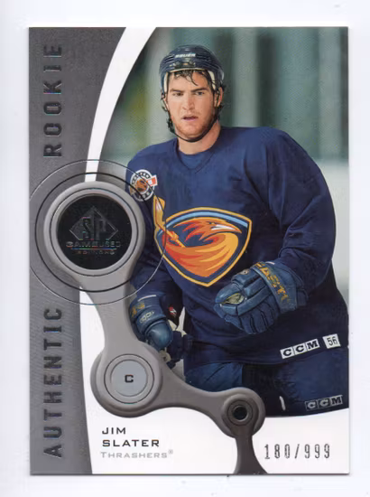 2005-06 SP Game Used #137 Jim Slater RC (25-C6-THRASHERS)