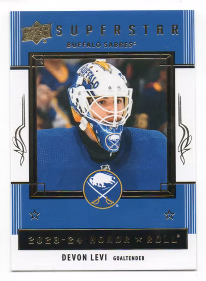 2023-24 Upper Deck Honor Roll #HR58 Devon Levi (20-Q13-SABRES)