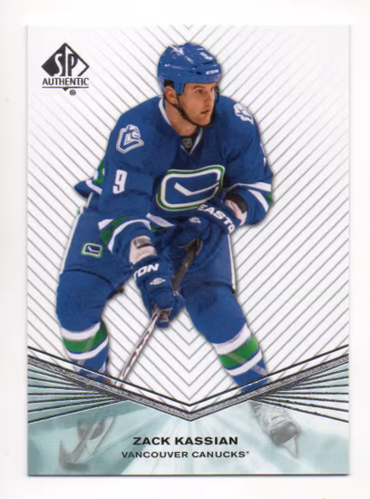 2011-12 SP Authentic Rookie Extended #R94 Zack Kassian (10-Q13-CANUCKS)