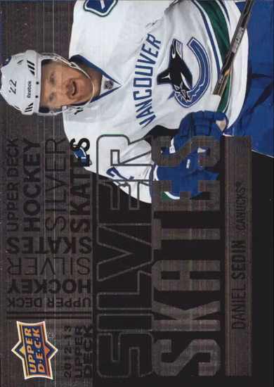 2012-13 Upper Deck Silver Skates #SS29 Daniel Sedin (15-Q14-CANUCKS)