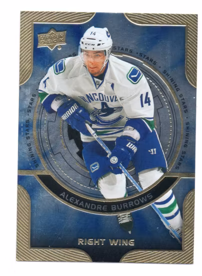 2013-14 Upper Deck Shining Stars Right Wing #RW10 Alexandre Burrows (12-Q14-CANUCKS)