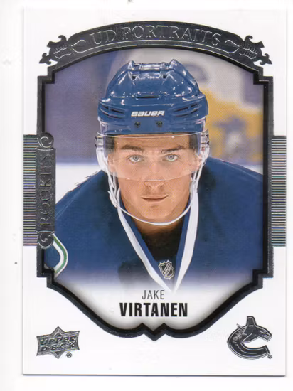 2015-16 Upper Deck UD Portraits #P83 Jake Virtanen (15-Q11-CANUCKS)