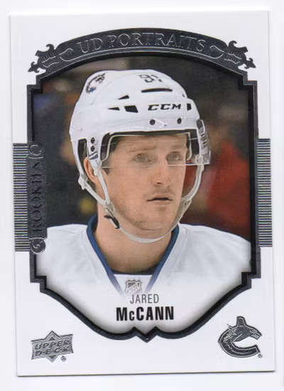 2015-16 Upper Deck UD Portraits #P102 Jared McCann (12-Q11-CANUCKS)