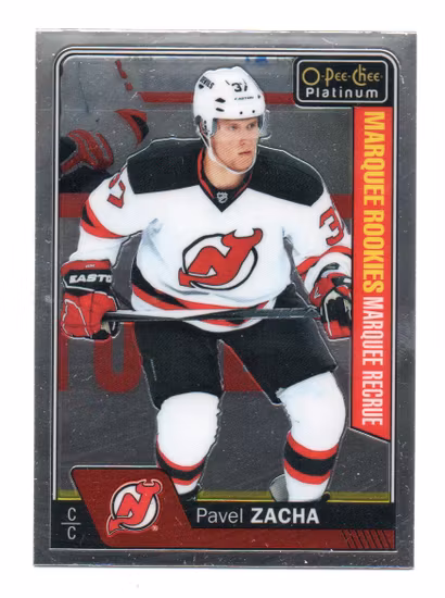 2016-17 O-Pee-Chee Platinum #170 Pavel Zacha RC (15-C6-DEVILS)